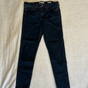 Banana Republic Dark Straight Cut Jeans